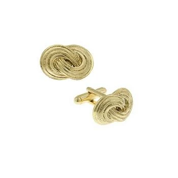 1928 | Jewelry 14K Gold-Plated Infinity Knot Cufflinks,商家Macy's,价格¥412