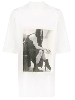 Rick Owens | Photo Jumbo Tee T-Shirt商品图片,5.4折, 满$175享9折, 满折