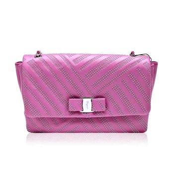 菲拉格慕包单肩包, Salvatore Ferragamo | SALVATORE FERRAGAMO 女士粉色单肩包 21-F655-633083商品图片 满$100享9.5折, 满折