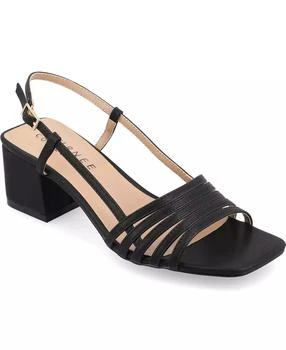Journee Collection | Women's Shayana Slingback Block Heel Sandals,商家Macy's,价格¥480