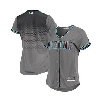 Majestic, Majestic | Women's Gray Arizona Diamondbacks Road Official Team Jersey商品图片 7.4折