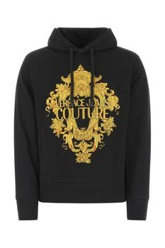 Versace | Versace Jeans Couture Logo-Printed Drawstring Hoodie 4.7折, 独家减免邮费