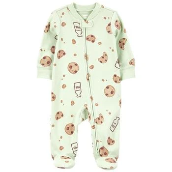 Carter's | Baby Boys or Baby Girls Milk and Cookies Zip Up Cotton Sleep and Play 5.9折, 独家减免邮费