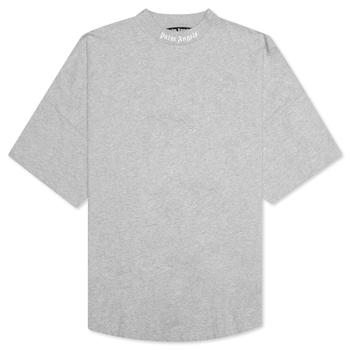 推荐Palm Angels Classic Logo Over Tee - Melange Grey商品