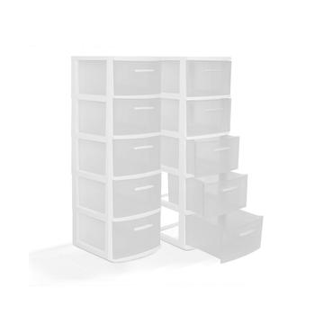 商品MQ | Eclypse 5-Drawer Storage Unit with Clear Drawers, Pack of 2,商家Macy's,价格¥736图片