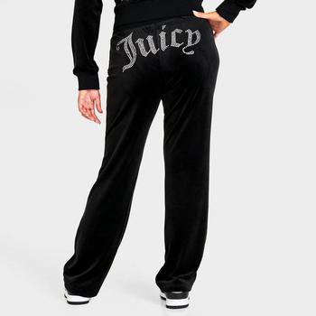 推荐Women's Juicy Couture OG Big Bling Velour Track Pants商品