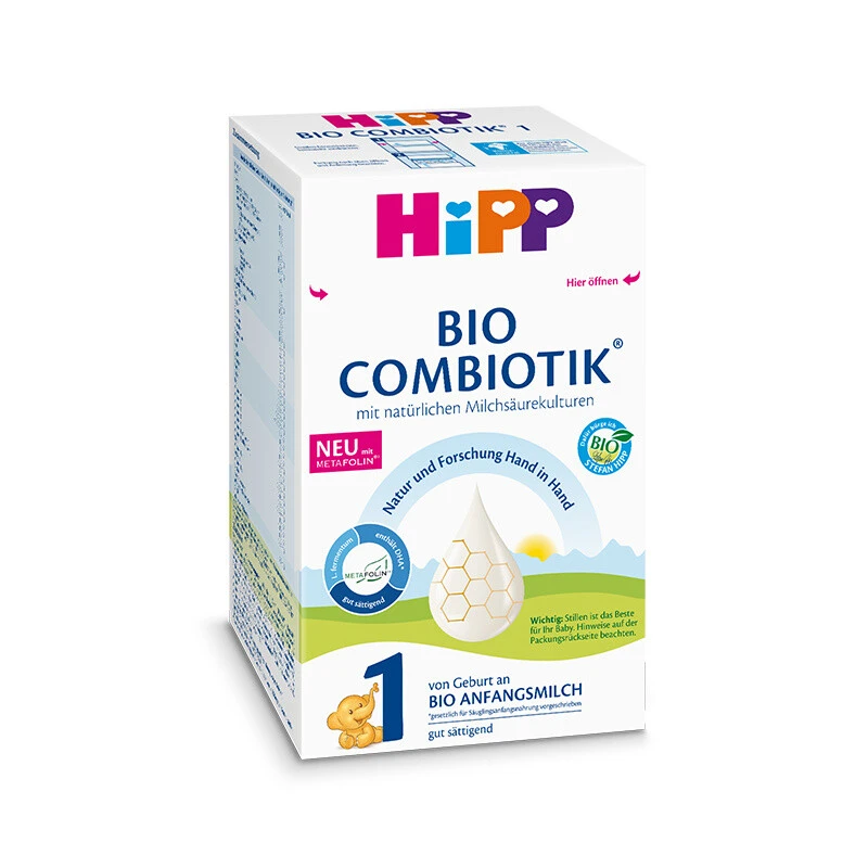 Hipp | HiPPbio德国喜宝益生菌有机1段（3-6个月）600g/盒（保税仓发货）（预售3个工作日内发货）,商家Xunan,价格¥279
