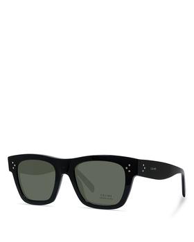 推荐Unisex Rectangular Sunglasses, 51mm商品