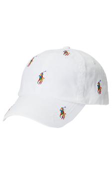 推荐Rainbow-Hued All Over Pony Chino Ball Cap - Pure White商品