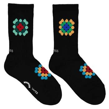 推荐Ladies Black Forget Me Not Socks商品