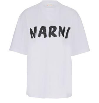 Marni | 有机棉平纹带标识印花T恤商品图片,包邮包税