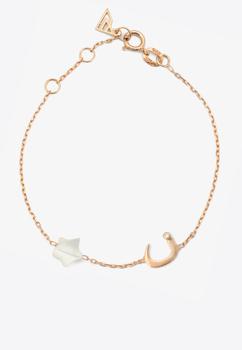 商品Vivid Jewelers | Special Order- ن Bespoke Baby Bracelet in 18-karat Rose Gold and Mother-of-Pearl,商家Thahab,价格¥2998图片