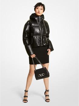 Michael Kors | Quilted Faux Leather Puffer Jacket商品图片,