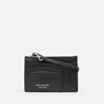 kate spade new york, Kate Spade | Kate Spade New York Women's Spencer Saffiano Card Case Wristlet - Black商品图片 