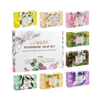 商品Handmade Soap Gift Set, Variety Pack Bath and Body Care Gift Set, 8 Piece图片