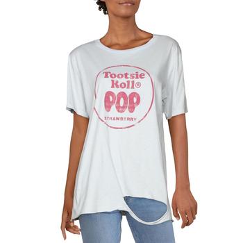 推荐Recycled Karma Womens Cut-Out Graphic T-Shirt商品