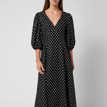 时尚new york女装, Kate Spade | Kate Spade New York Women's Harmony Dot Cloque Dress - Black商品图片 3折