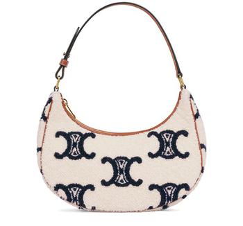 celine ava, Celine | Ava Bag In Embroidered Bouclette Textile With Triomphe商品图片 