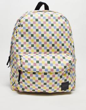 vans棋盘格, Vans | Vans Deana III checkerboard backpack in multi商品图片 