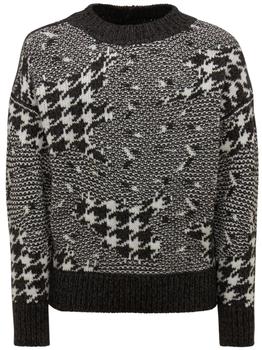 zegna 衬衫, Zegna | Jacquard Cashmere Blend Knit Sweater商品图片 6.9折