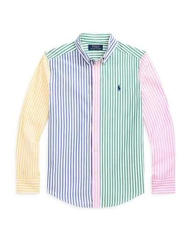 Ralph Lauren | Boys' Color Block Stripe Cotton Poplin Shirt - Little Kid, Big Kid,商家Bloomingdale's,价格¥305