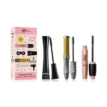 商品IT Cosmetics | 3-Pc. Mascara ClosIT Volumizing & Lengthening Full Size Gift Set,商家Macy's,价格¥298图片