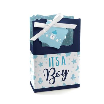 商品Big Dot of Happiness | It's a Boy - Blue Baby Shower Favor Boxes - Set of 12,商家Macy's,价格¥144图片