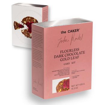 商品The Caker | Flourless Dark Chocolate Gold Leaf Cake Kit,商家Macy's,价格¥154图片
