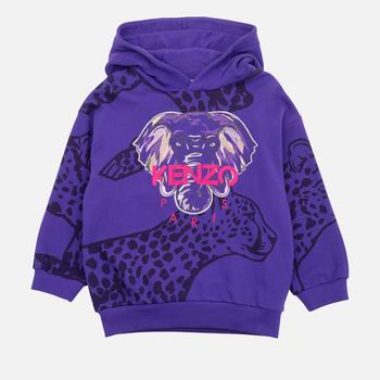 Kenzo | KENZO Girls Cheetah Print Cotton-Jersey Hoodie商品图片,7折