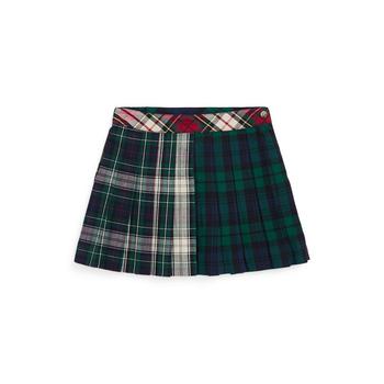 商品Ralph Lauren | Little Girls and Toddler Girls Plaid Oxford Skirt,商家Macy's,价格¥410图片