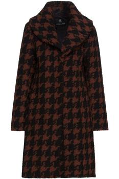 Unreal Fur | Tundra houndstooth bouclé coat商品图片,4.5折×额外7.8折, 额外七八折