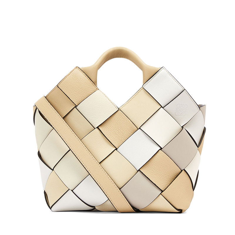 Loewe | 【预售3-7天】LOEWE/罗意威 22春夏新款Surplus系列 女士小号米色奶油色牛皮革编织单肩手提篮A521T32X20-2156商品图片,7.9折×额外9.5折, 包邮包税, 额外九五折
