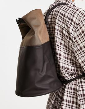 RAINS | Rains sling bucket bag mini in black colourblock商品图片,8折