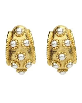 BEN-AMUN | Thick Pearly Earrings,商家Neiman Marcus,价格¥1175