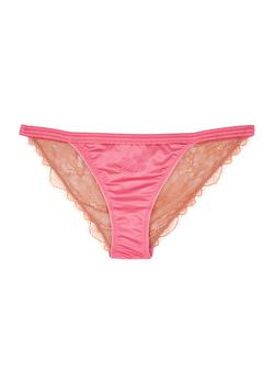 LOVE STORIES是什么牌子, LOVE STORIES | Wild Rose pink satin and lace briefs商品图片 