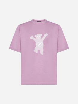 推荐Teddy logo print cotton t-shirt商品
