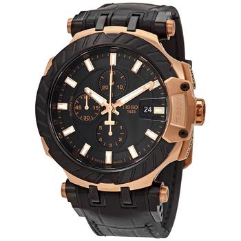 天梭男表是什么牌子, Tissot | T-Race MotoGP Chronograph Automatic Black Dial Mens Watch T1154273705101商品图片 3.8折