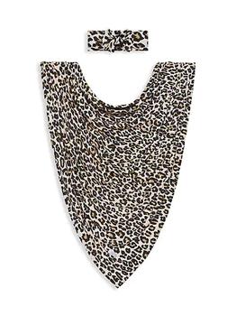 商品Baby Girl's Lana 2-Piece Leopard-Print Swaddle & Headband,商家Saks Fifth Avenue,价格¥307图片
