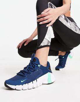 推荐Nike Training Free Metcon 4 trainers in blue商品