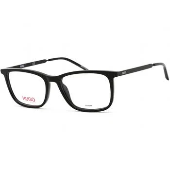 推荐Hugo Men's Eyeglasses - Full Rim Black Rectangular Acetate Frame | HG 1018 0807 00商品