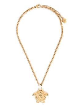范思哲项链正品, Versace | Versace Men's  Gold Metal Necklace商品图片 