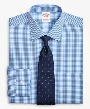 Brooks Brothers | Stretch Madison Relaxed-Fit Dress Shirt, Non-Iron Gingham 4折