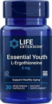 Life Extension | Life Extension Essential Youth L-Ergothioneine, 30 vegetarian - 5 mg (5 mg, 30 vegetarian capsules),商家Life Extension,价格¥143