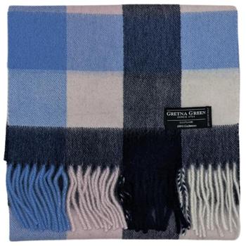商品Gretna Green | Gretna Green 蓝黑色格子羊绒围巾,商家Unineed,价格¥305图片