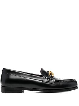 推荐VALENTINO GARAVANI - Chainlord Leather Loafers商品