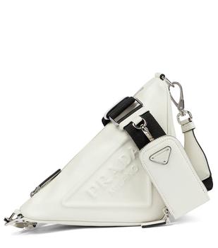 Prada | Triangle leather shoulder bag商品图片,