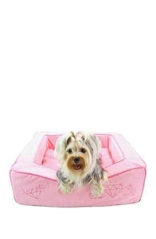 DOGS OF GLAMOUR | Pink Dream of Diamonds Dog Bed,商家Nordstrom Rack,价格¥293