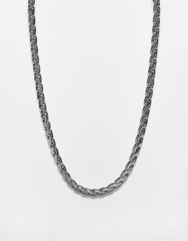 Reclaimed Vintage | Reclaimed Vintage inspired unisex everyday chain necklace in silver商品图片,额外9.5折, 额外九五折