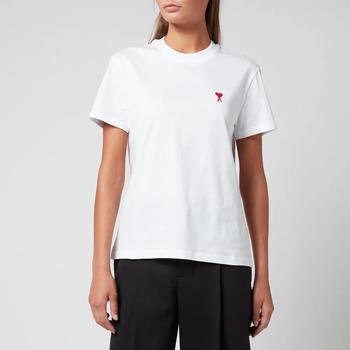 AMI | 女式 De Coeur系列 T恤 白色商品图片,额外6.8折, 额外六八折