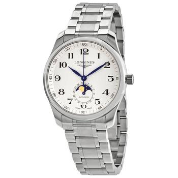 Longines | Longines Master Automatic Moonphase Silver Dial Mens Watch L29094786商品图片,6.9折